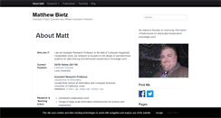 Desktop Screenshot of matthewbietz.org